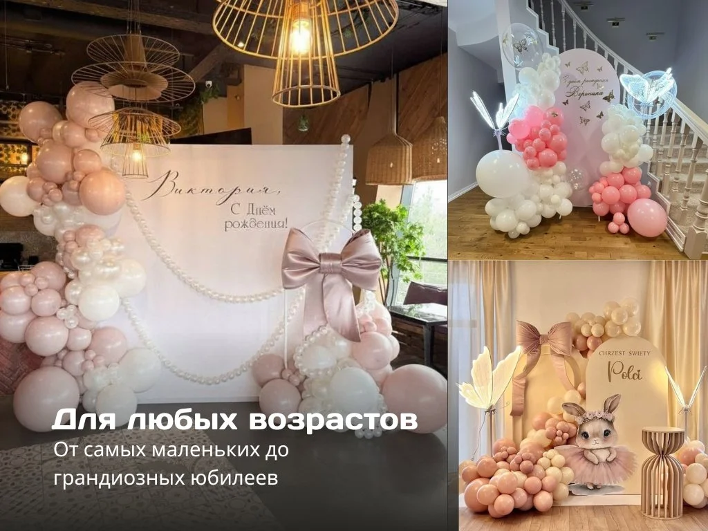 Фотозоны из шаров - миниатюра 3