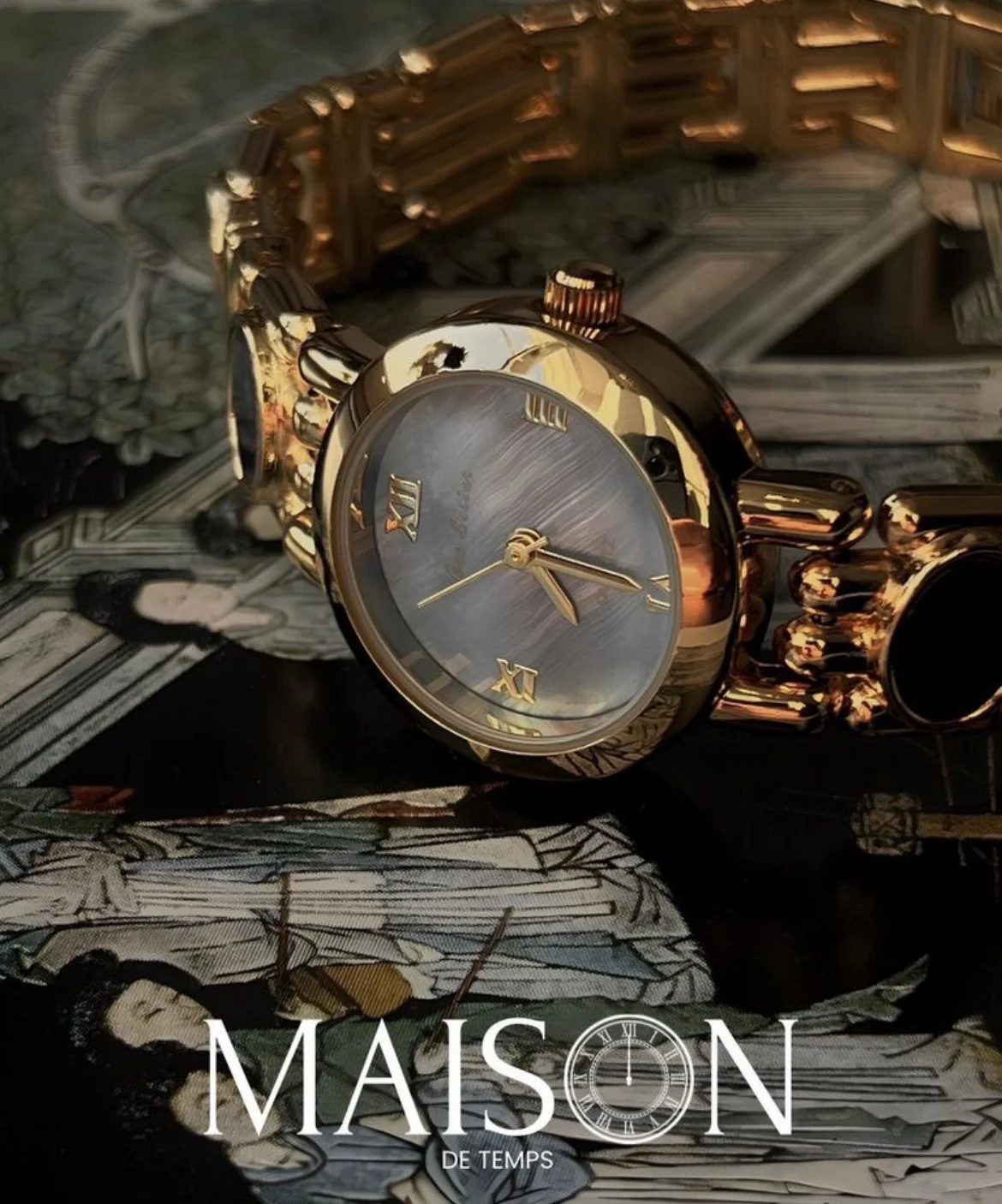 Часы Pearl Art Deco