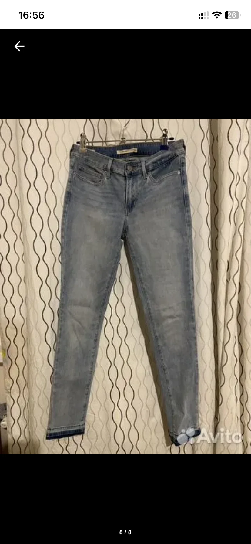 Джинсы Levi’s 711 27 - миниатюра 3