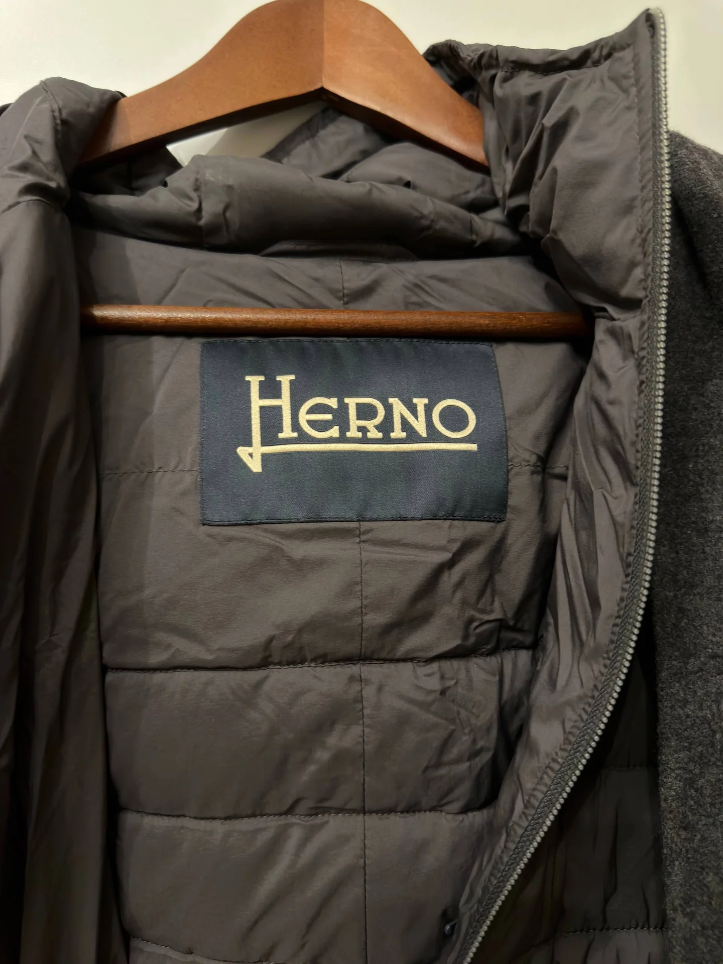 Пальто мужское herno с ветровкой оригинал - миниатюра 4