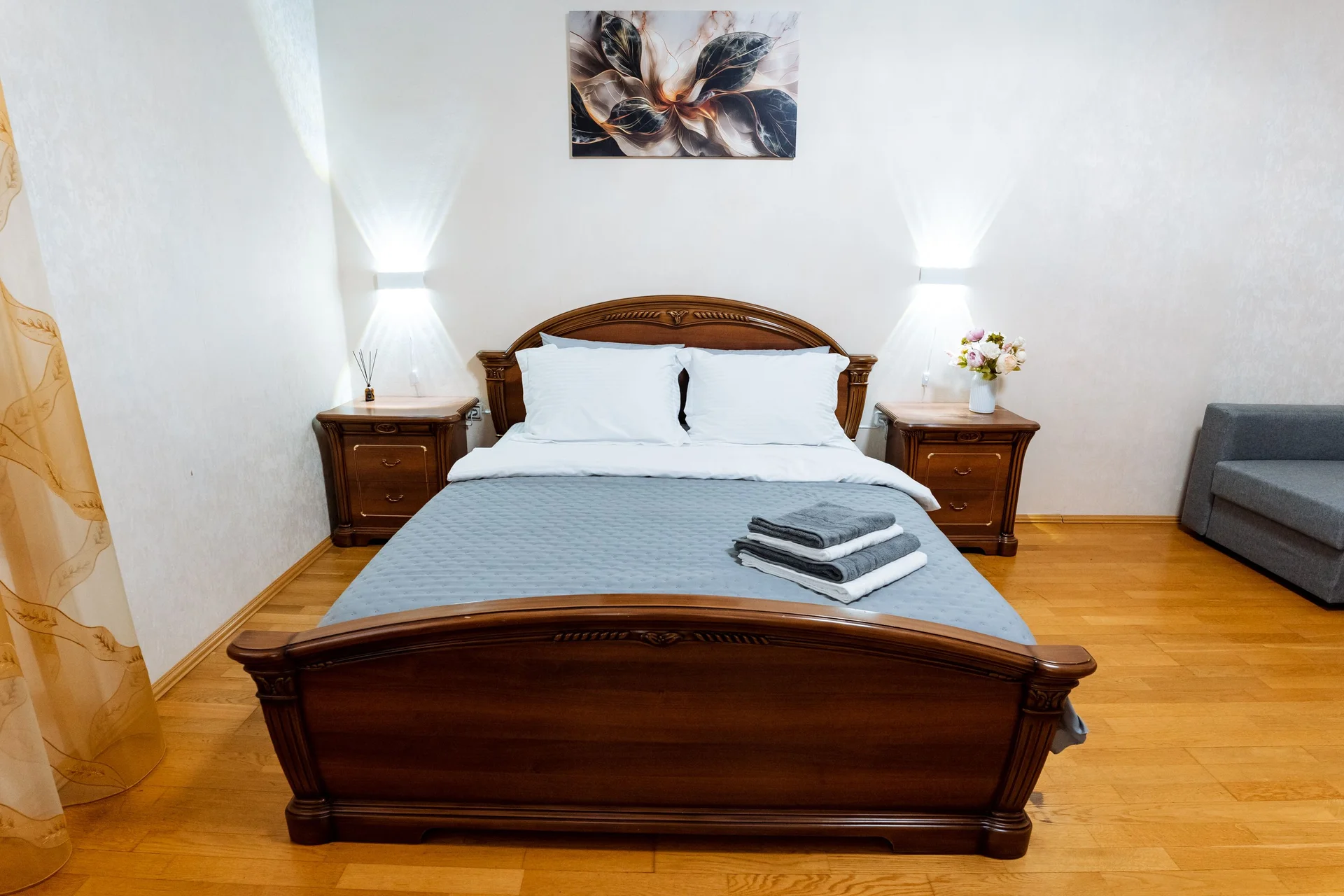1-к. квартира, 40м2.2 кровати - изображение 1