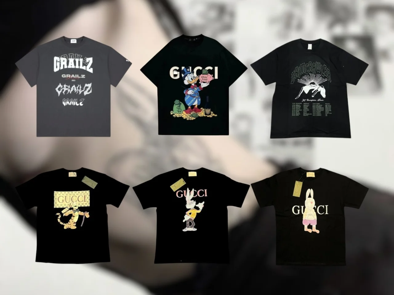 Футболки Gucci Raf Simons Grailz Project - изображение 1