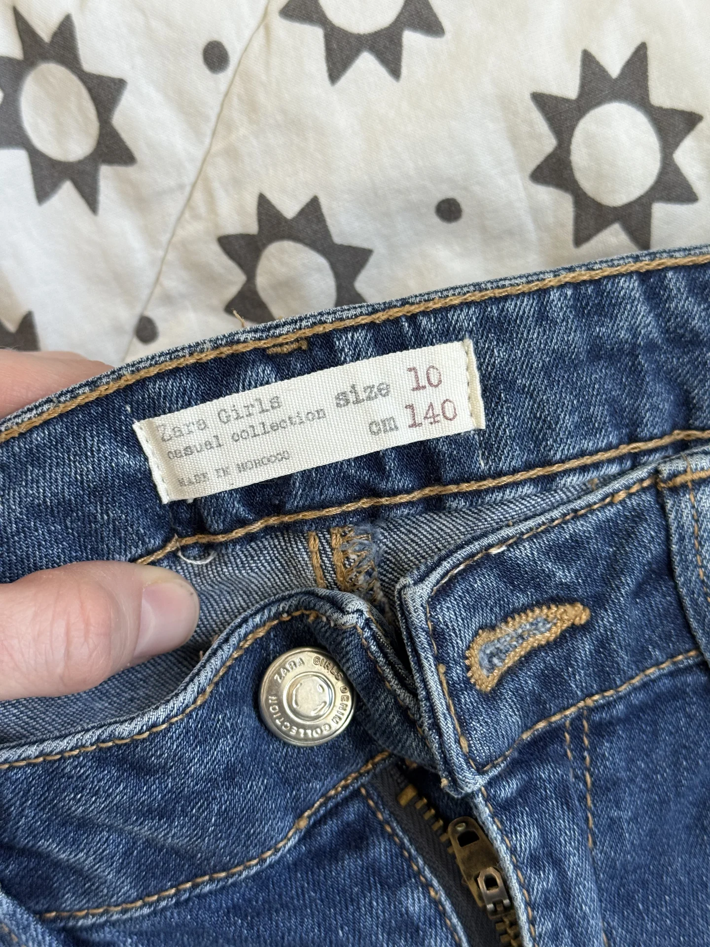 Джинсы Zara для девочки 134 140 - миниатюра 5