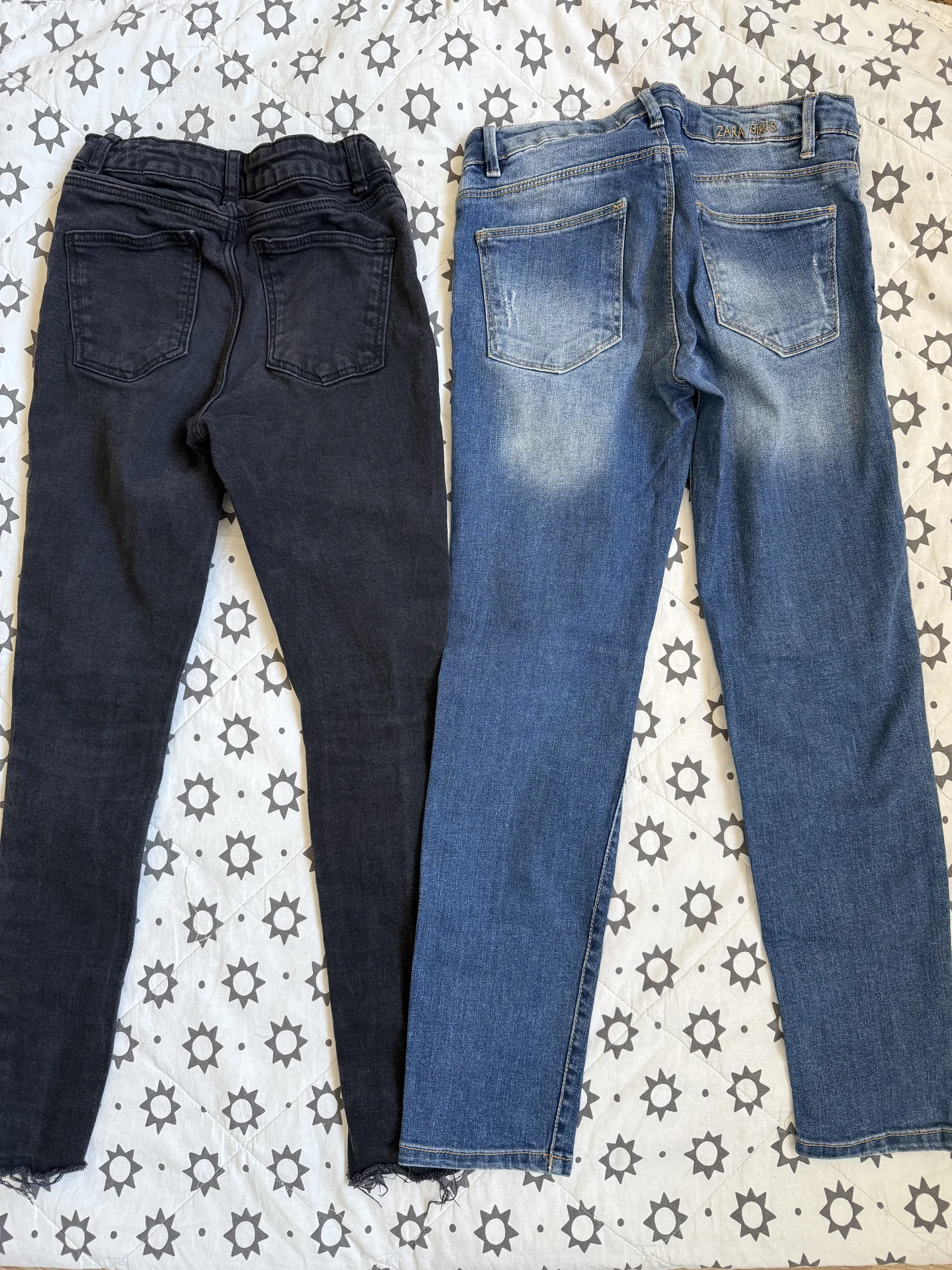 Джинсы Zara для девочки 134 140 - миниатюра 6