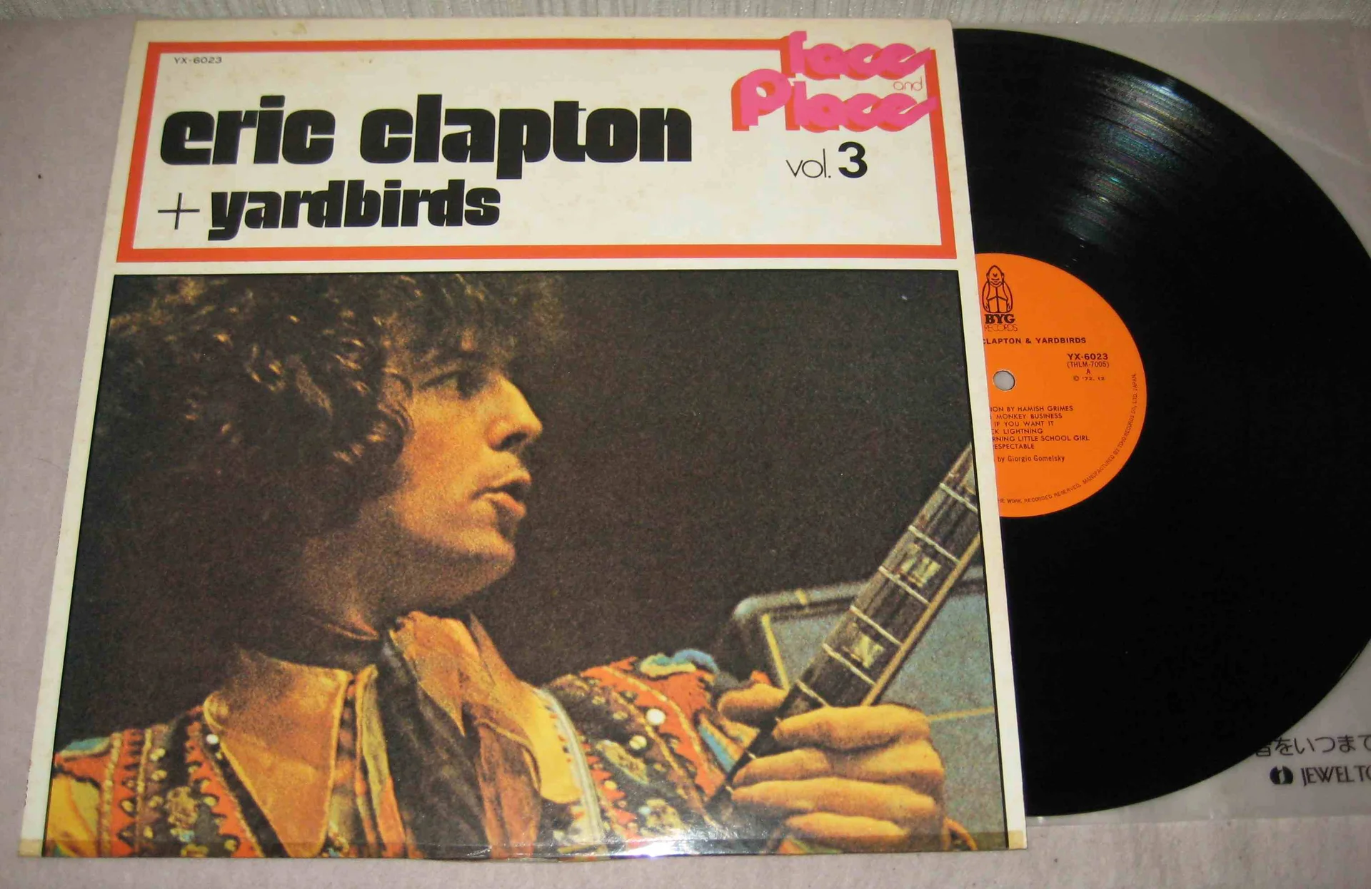 ERIC CLAPTON & YARDBIRDS - VOL.3 (LP, 1972, Japan) - изображение 1