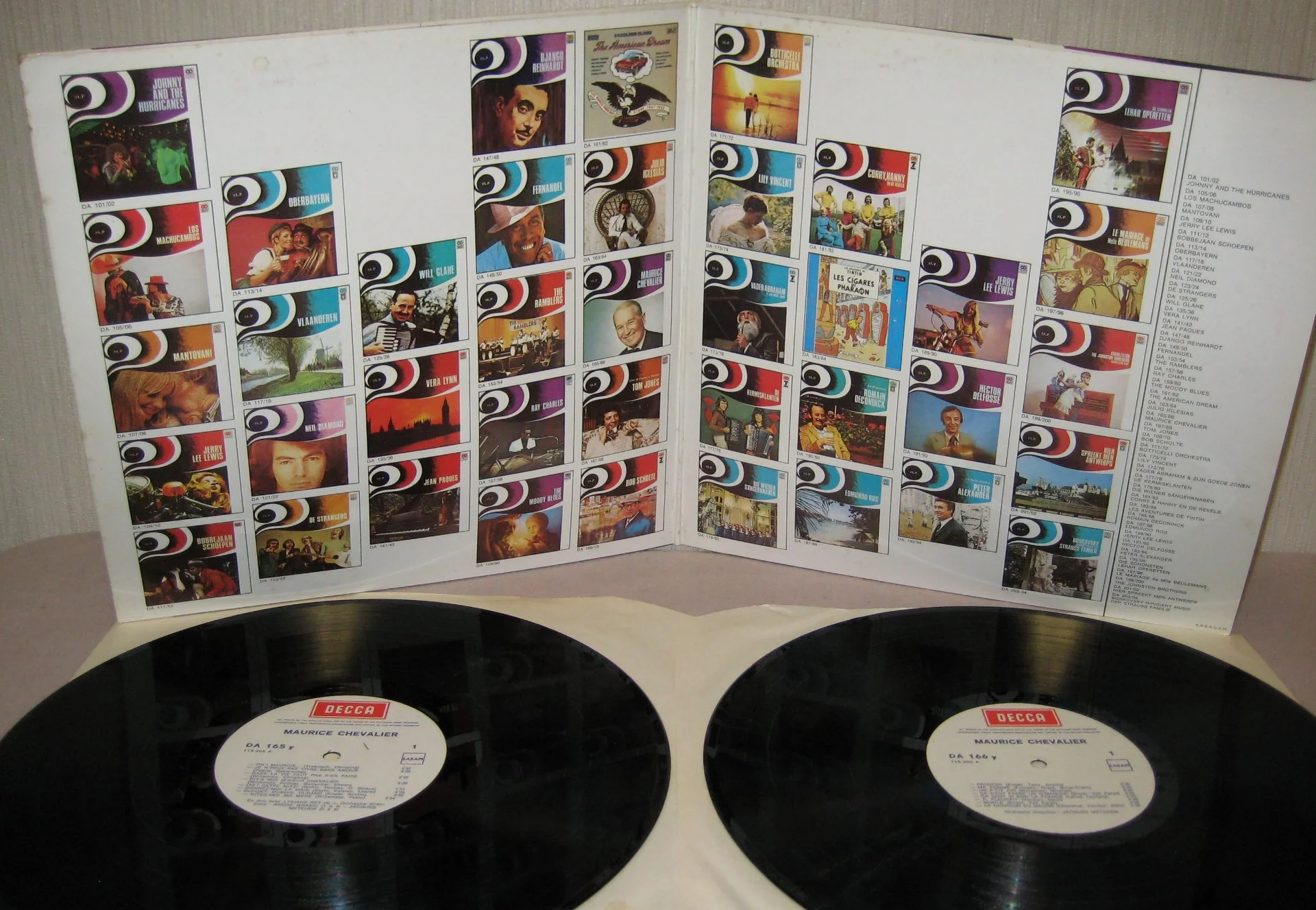 Maurice Chevalier – Maurice Chevalier (2LP, Belgium, EX/EX) - миниатюра 3