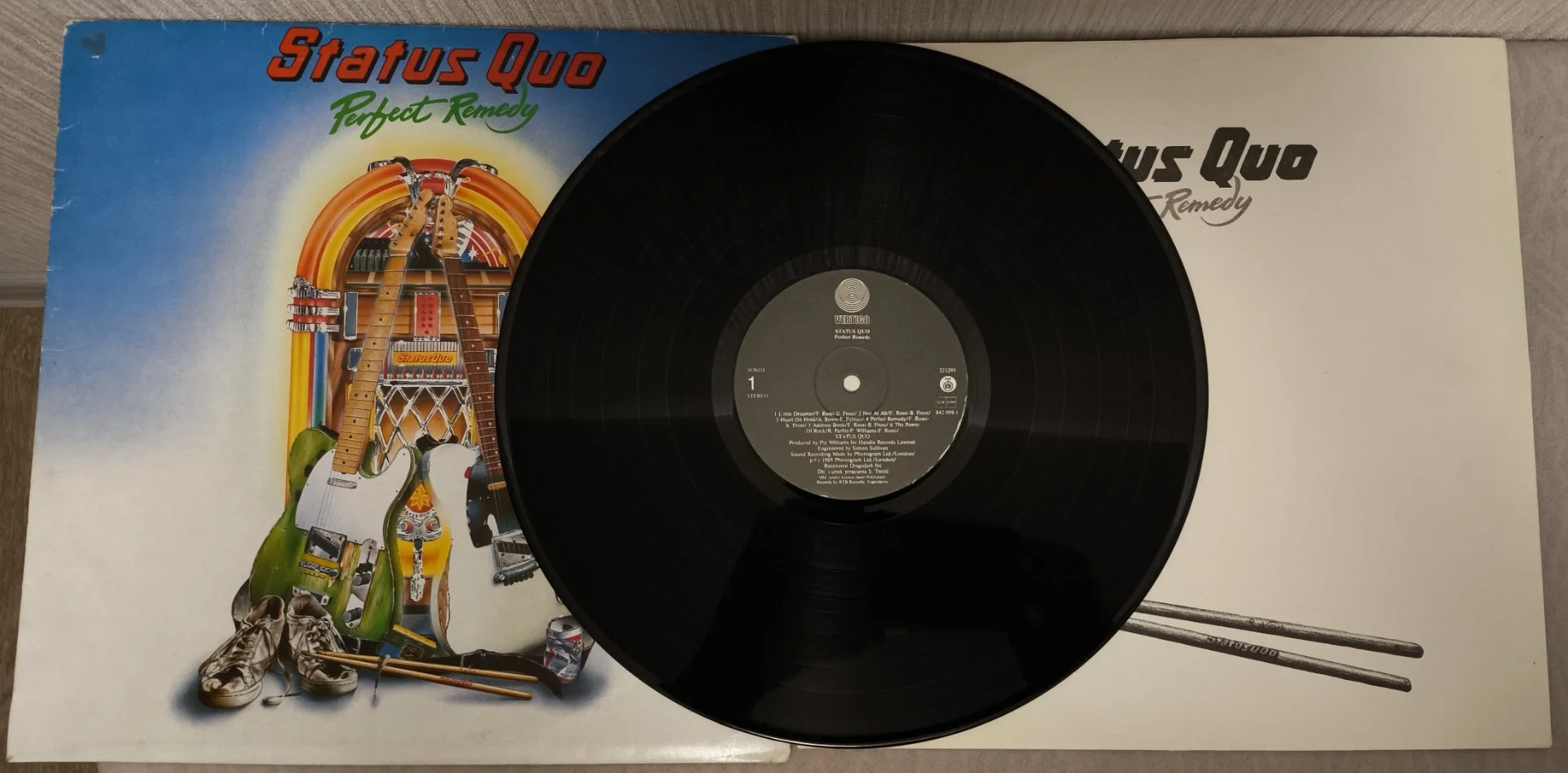 Status Quo - Perfect Remedy (LP, 1990, Yugoslavia) - миниатюра 3