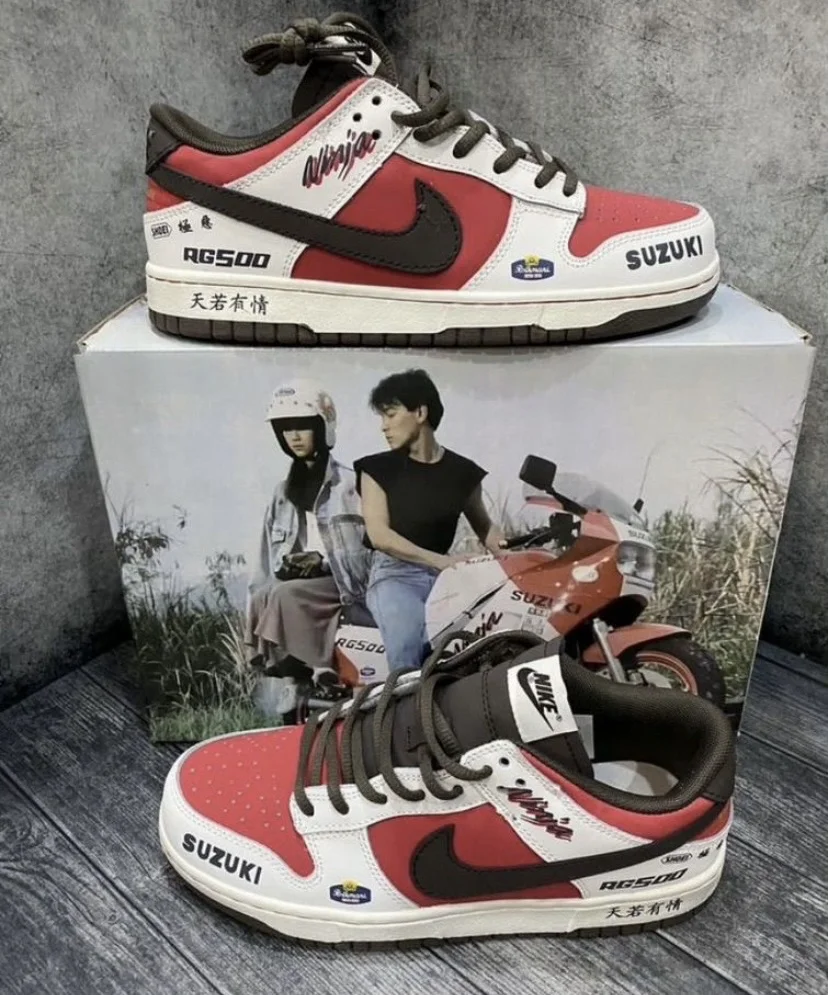 Кроссовки Nike Sb Dunk low suzuki rg500 ninja - миниатюра 5