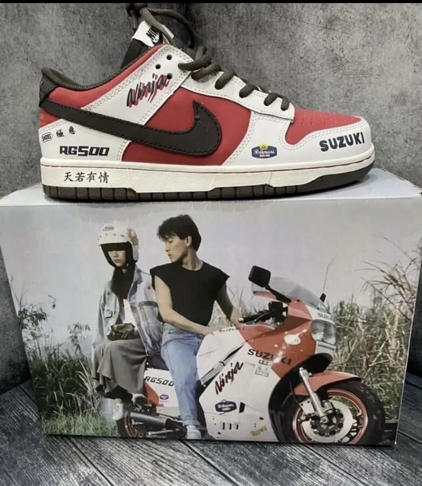 Кроссовки Nike Sb Dunk low suzuki rg500 ninja - миниатюра 6