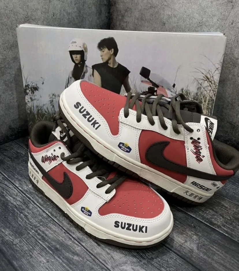 Кроссовки Nike Sb Dunk low suzuki rg500 ninja - миниатюра 7