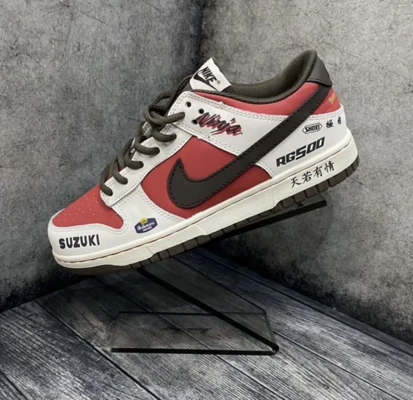 Кроссовки Nike Sb Dunk low suzuki rg500 ninja - миниатюра 9