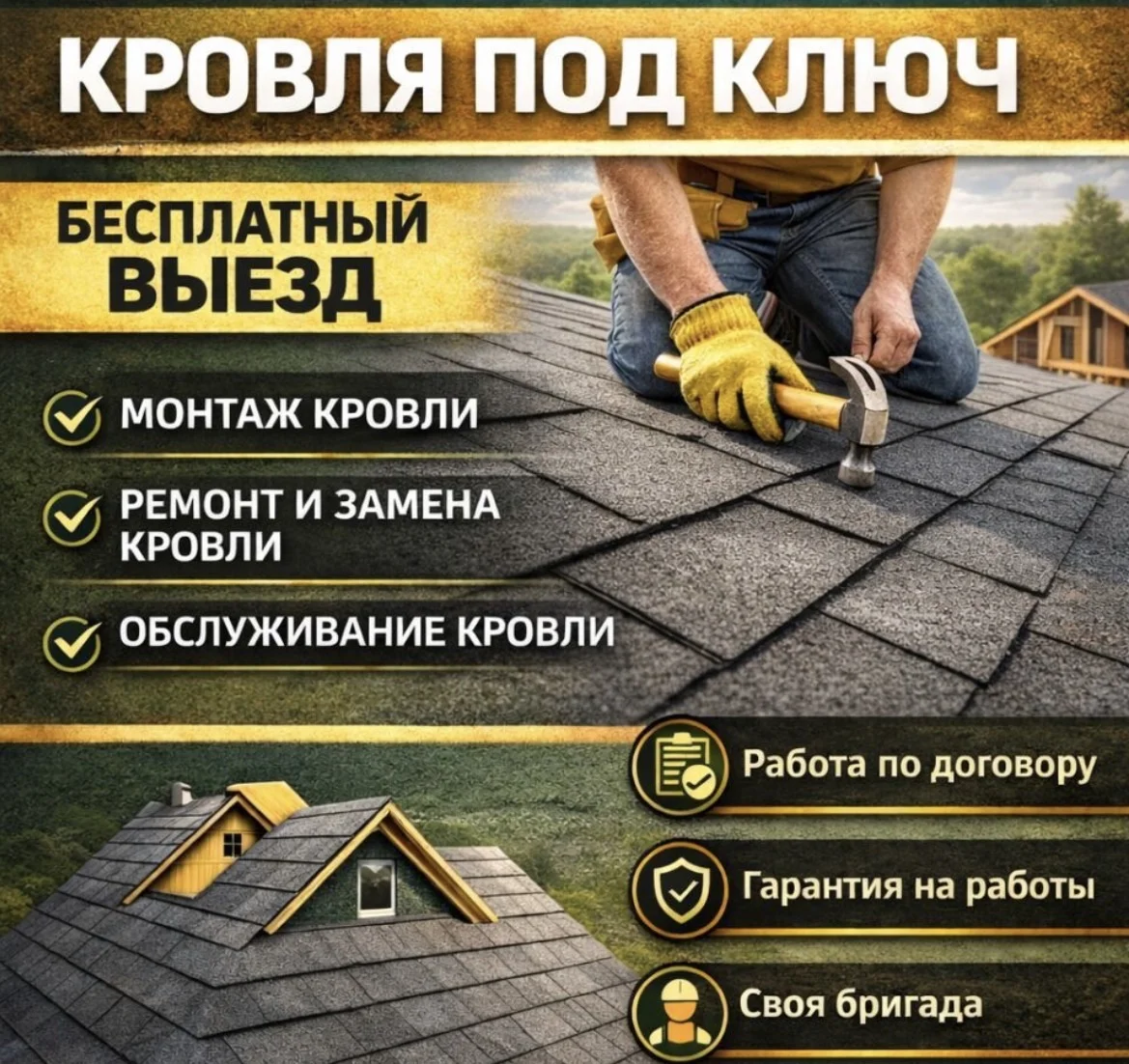 Крыши. Кровельные работы - изображение 1