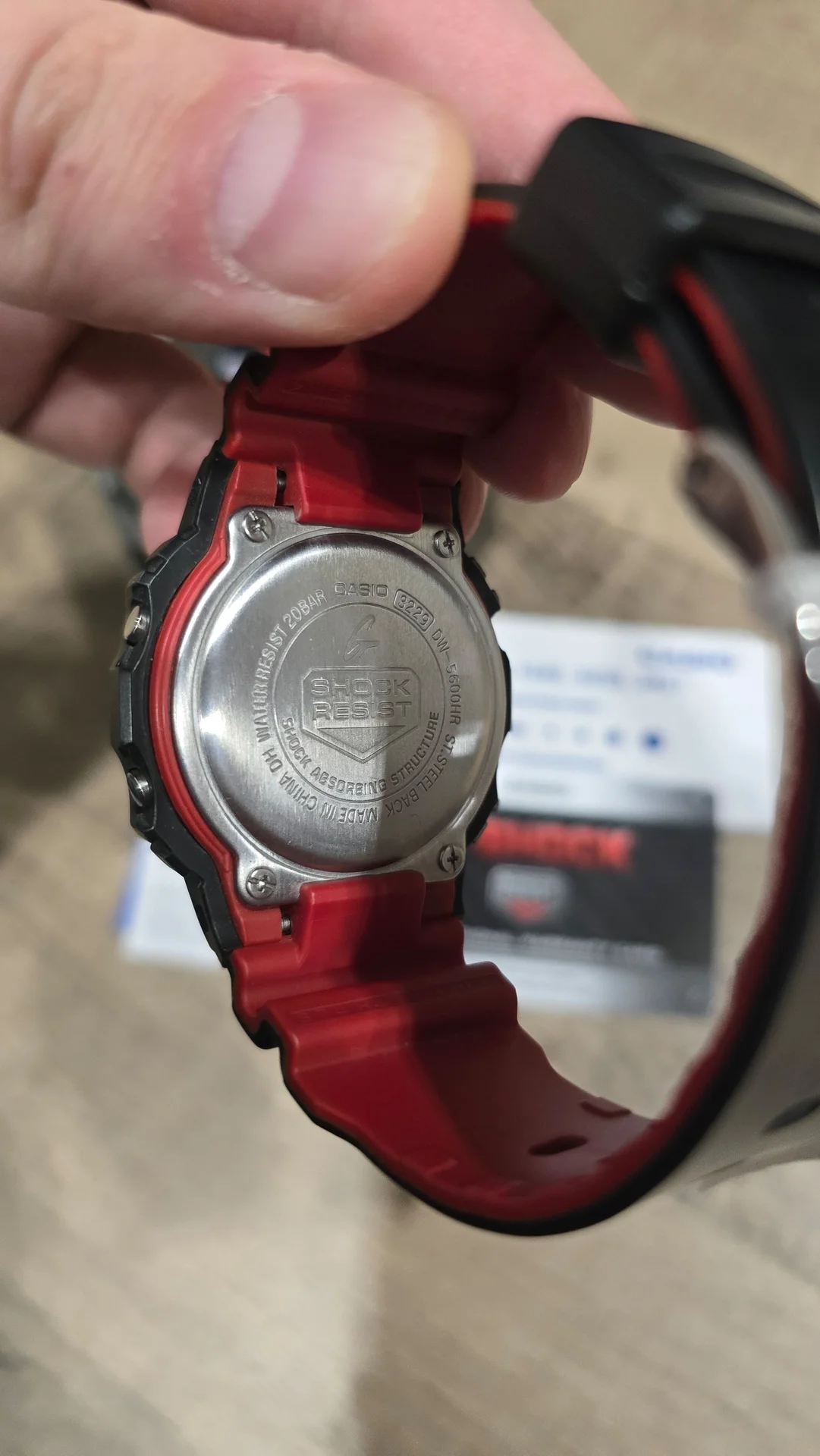 Оригинальные Часы Casio G-Shock DW 5600HR - миниатюра 2
