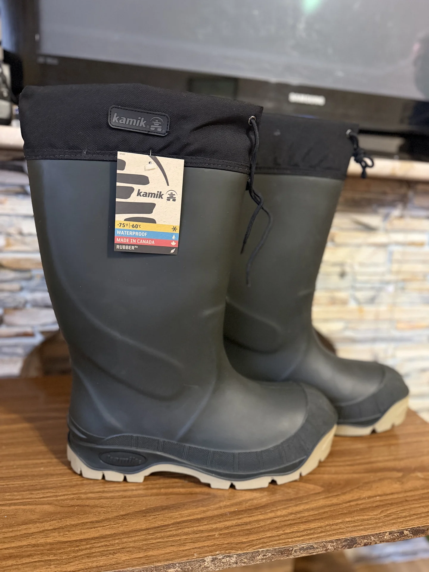 Утеплённые резиновые сапоги Kamik, новые, 44-45 р. - миниатюра 2