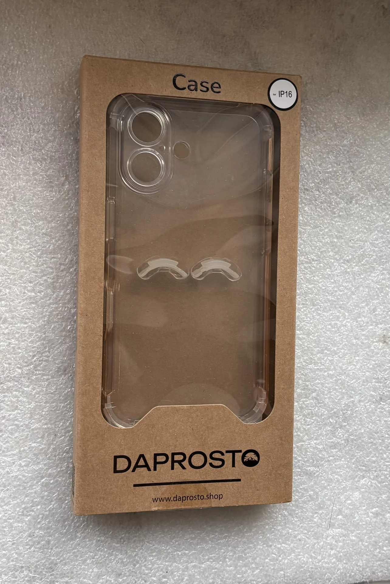 Чехол DAPROSTO для iPhone 16 прозрачный - миниатюра 2