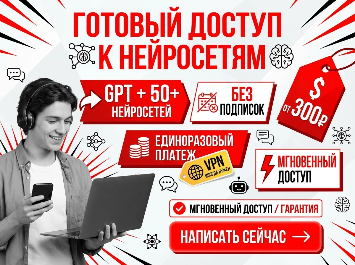 GPT и нейросети без подписки - изображение 1
