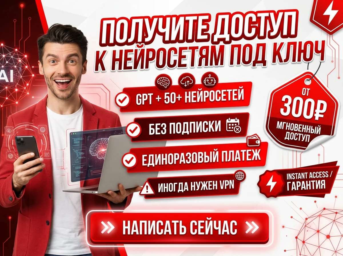 Подключение к нейросетям - изображение 1