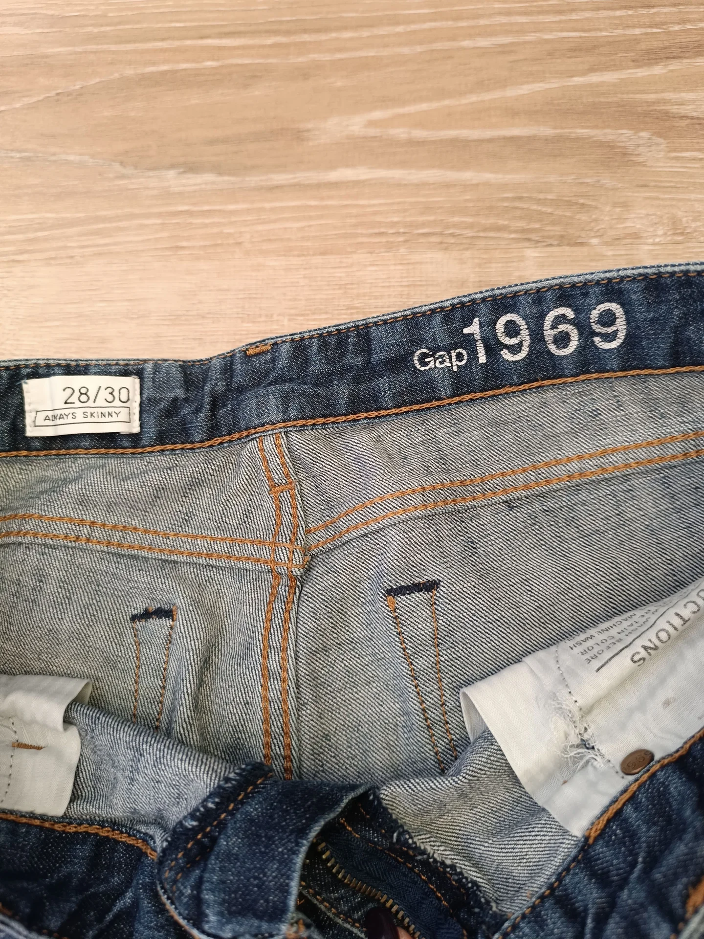 Джинсы gap1969 28/30 в отличном состоянии - миниатюра 5