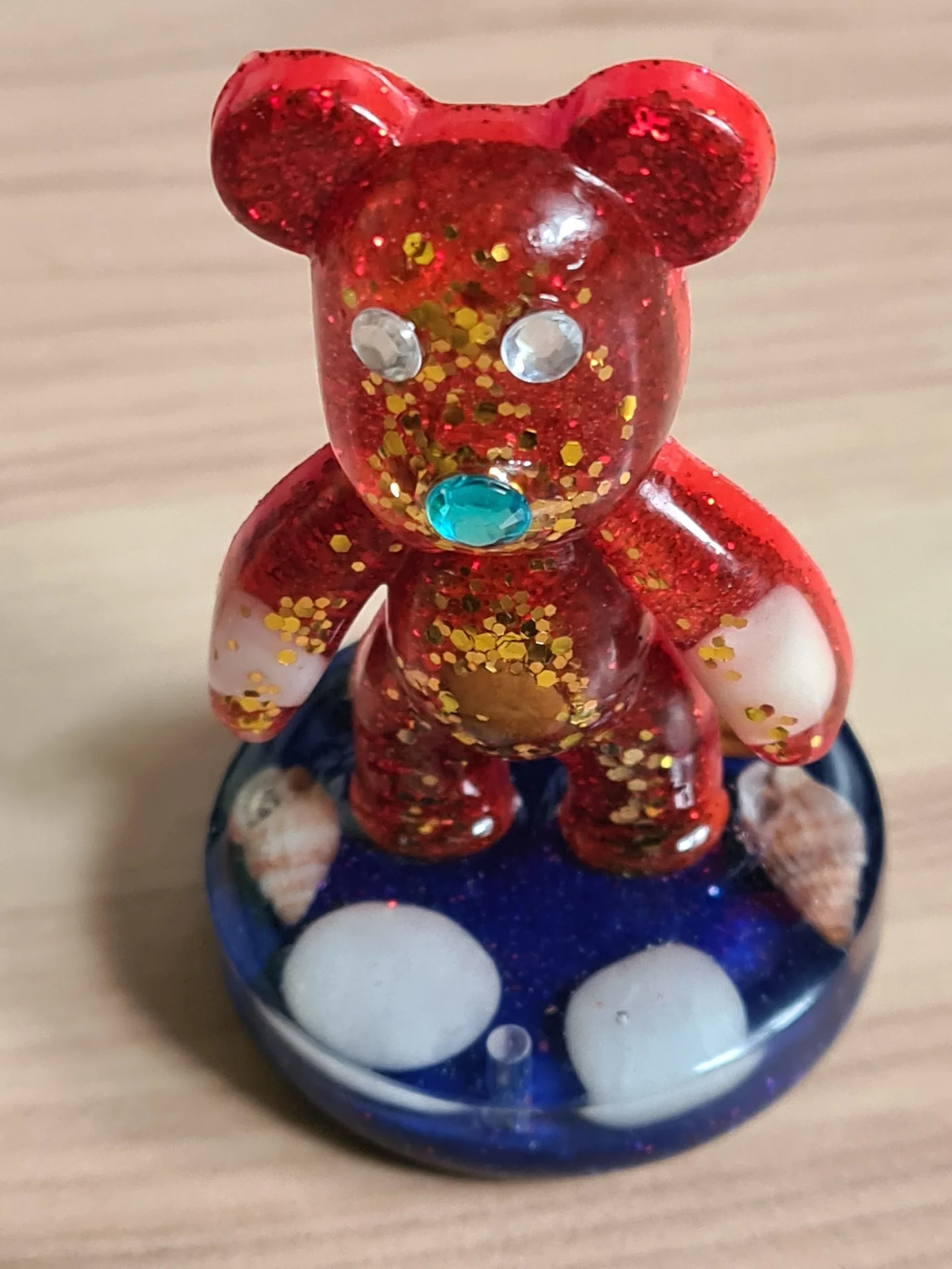 Продам сувенир мишку из эпоксидной смолы - миниатюра 5