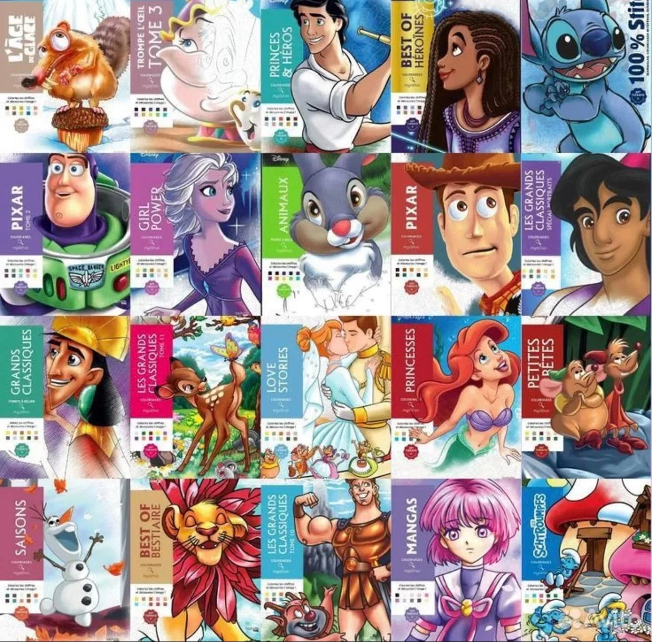 Раскраски Hachette Disney Франция предзаказ - изображение 1