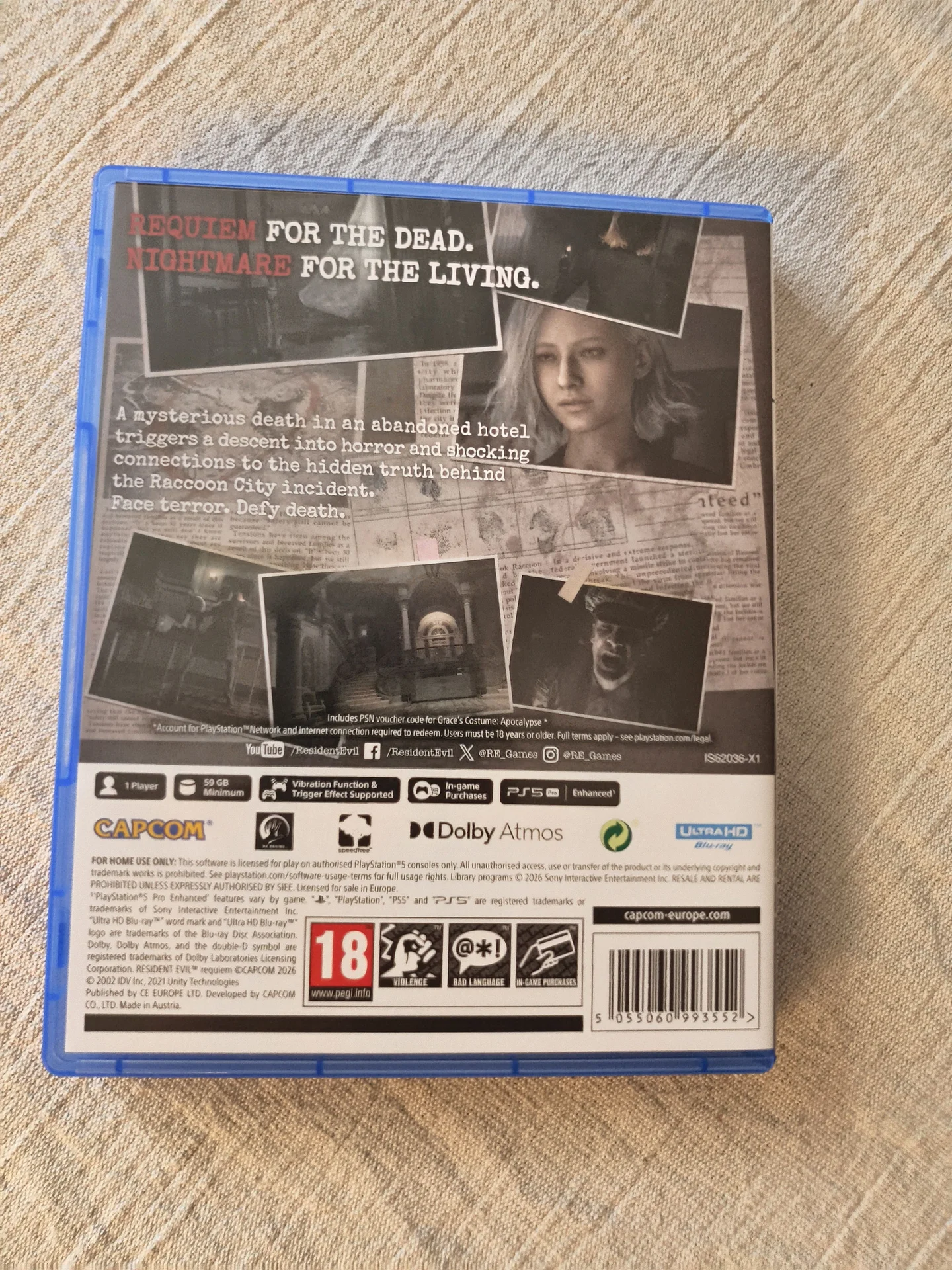Resident evil requiem ps5 диск - миниатюра 2
