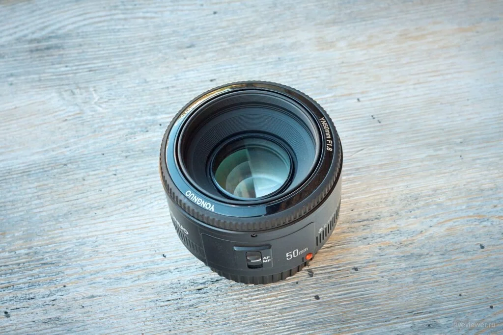 Объектив yongnuo 50mm canon 1.8 - миниатюра 2