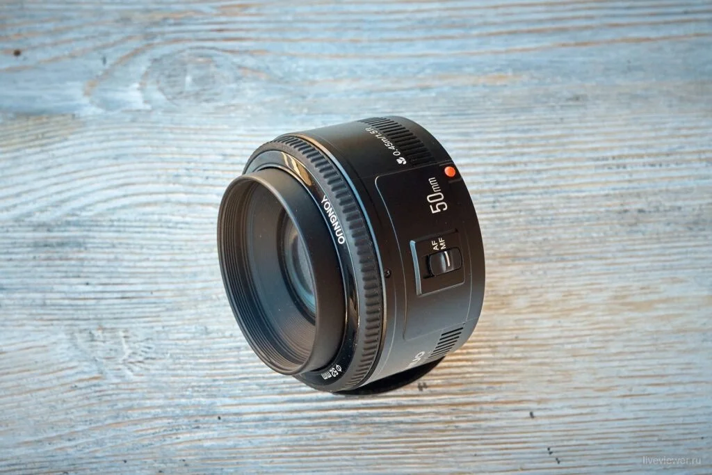 Объектив yongnuo 50mm canon 1.8 - миниатюра 3