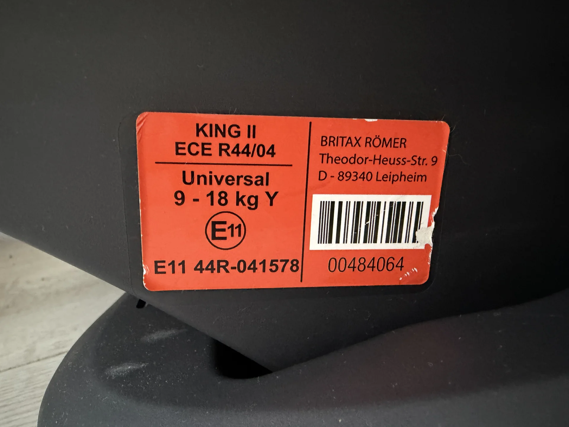 Автокресло Britax Roemer King II - миниатюра 6