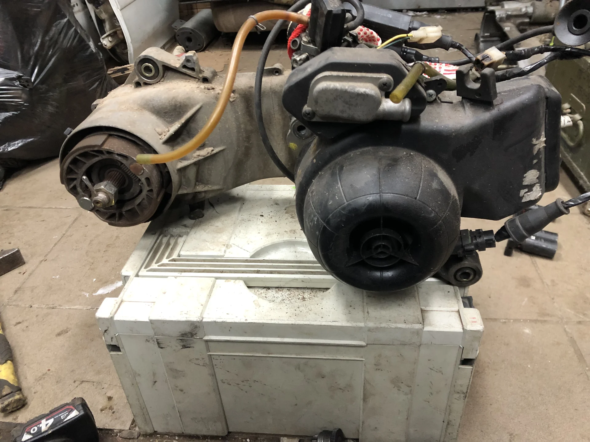 Двигатель Vespa ET2/LX50 2Т - изображение 1
