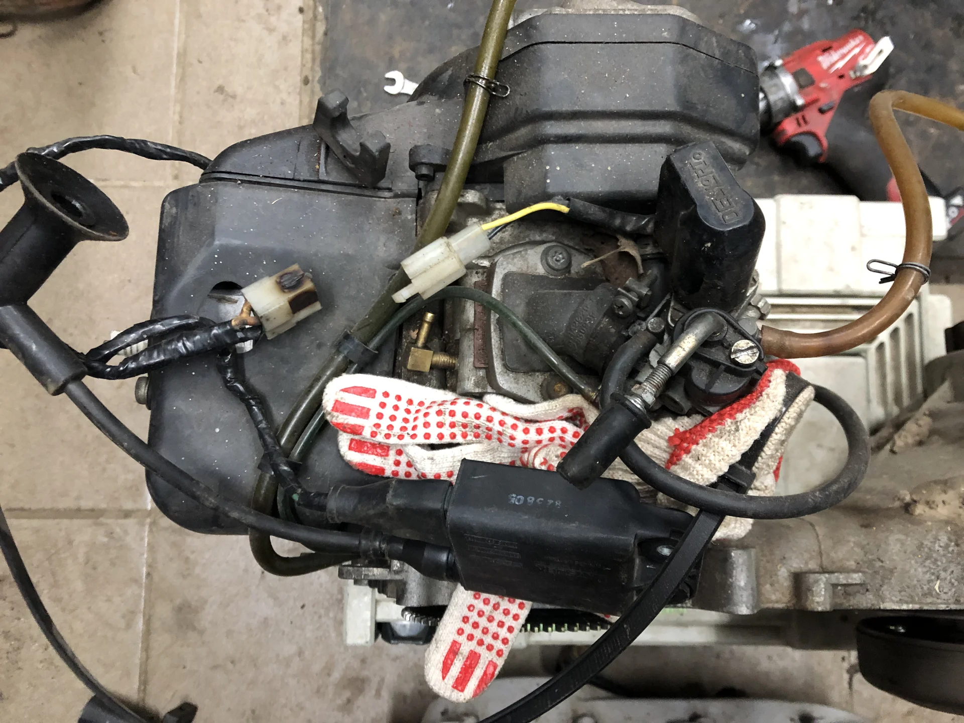 Двигатель Vespa ET2/LX50 2Т - миниатюра 7