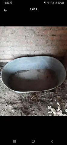 Ванна цинковая.