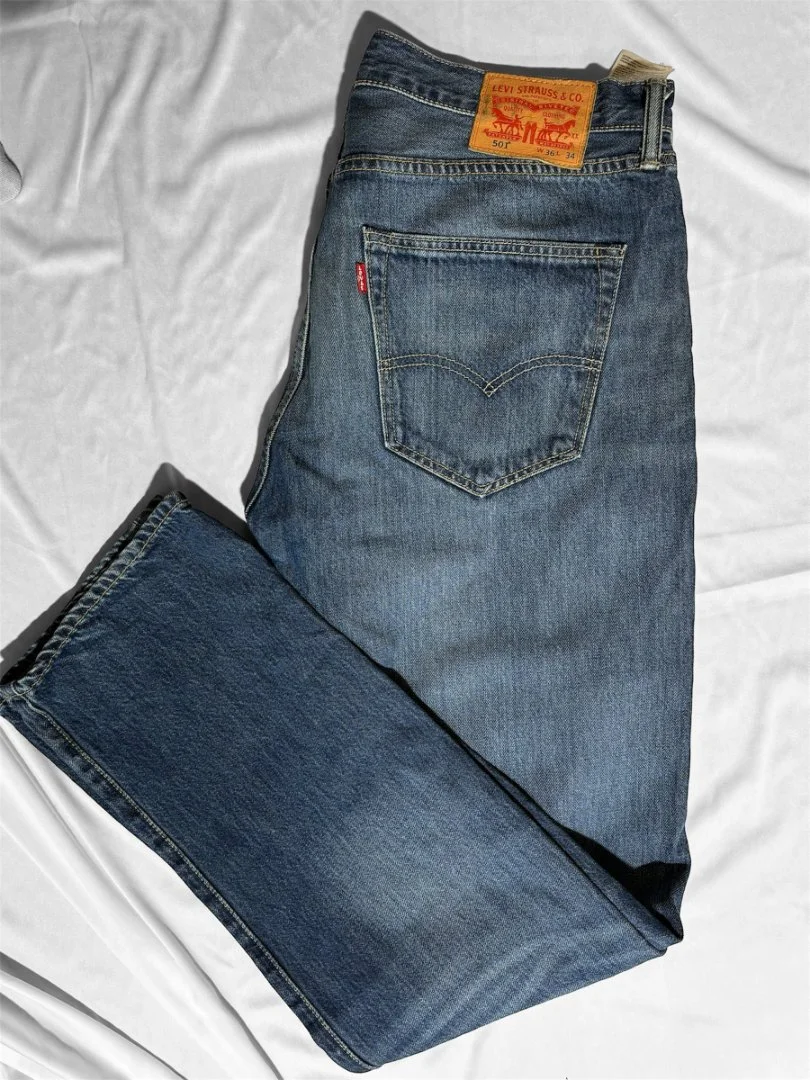 Мужские джинсы Levi’s 501 оригинал (L) - изображение 1