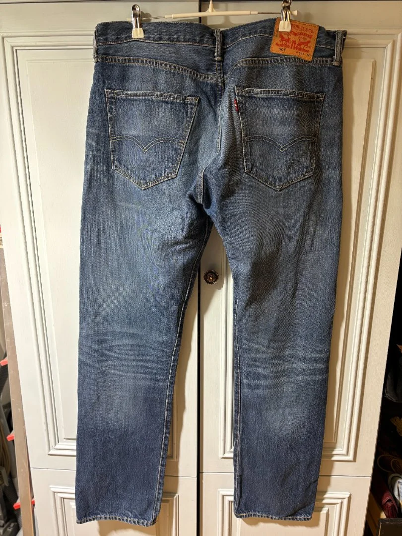 Мужские джинсы Levi’s 501 оригинал (L) - миниатюра 6