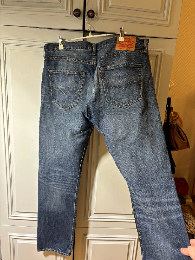 Мужские джинсы Levi’s 501 оригинал (L) - миниатюра 7