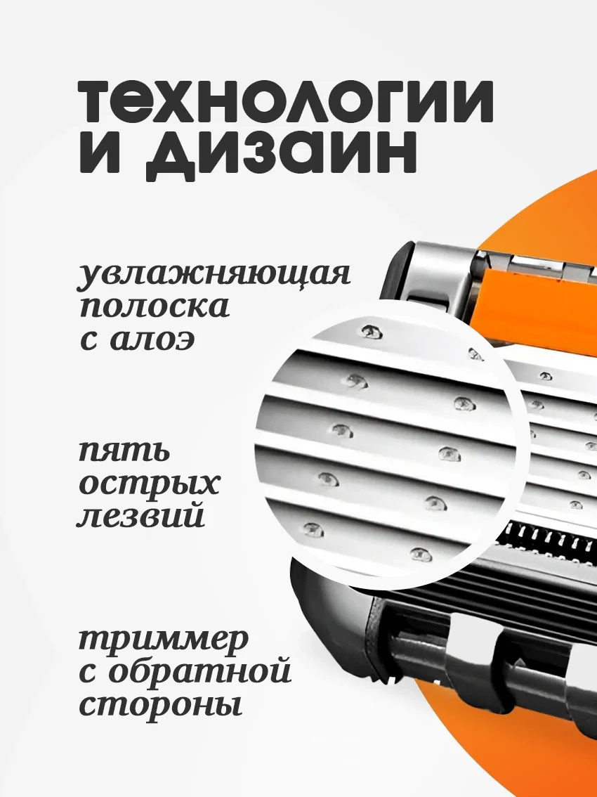 Бритва мужская со сменными кассетами - миниатюра 3
