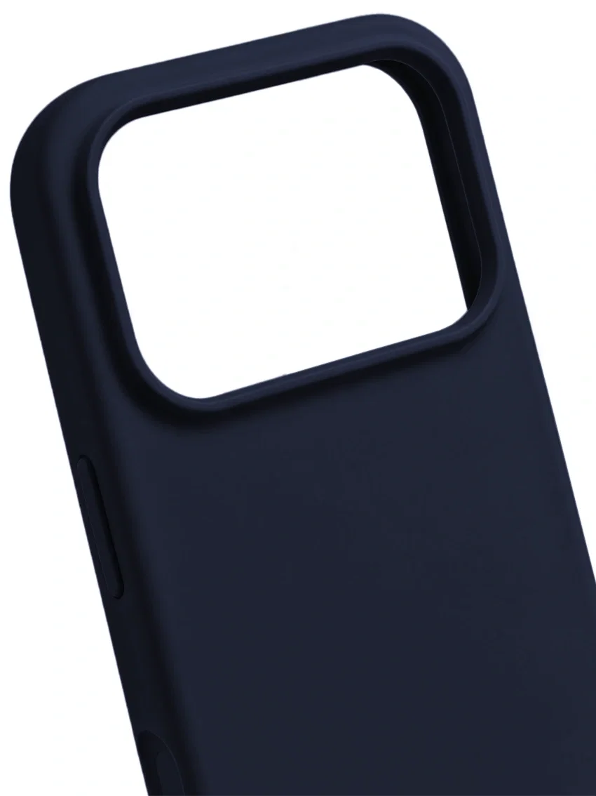 Чехол силиконовый для iPhone 17 Pro Max синий цвет - миниатюра 4