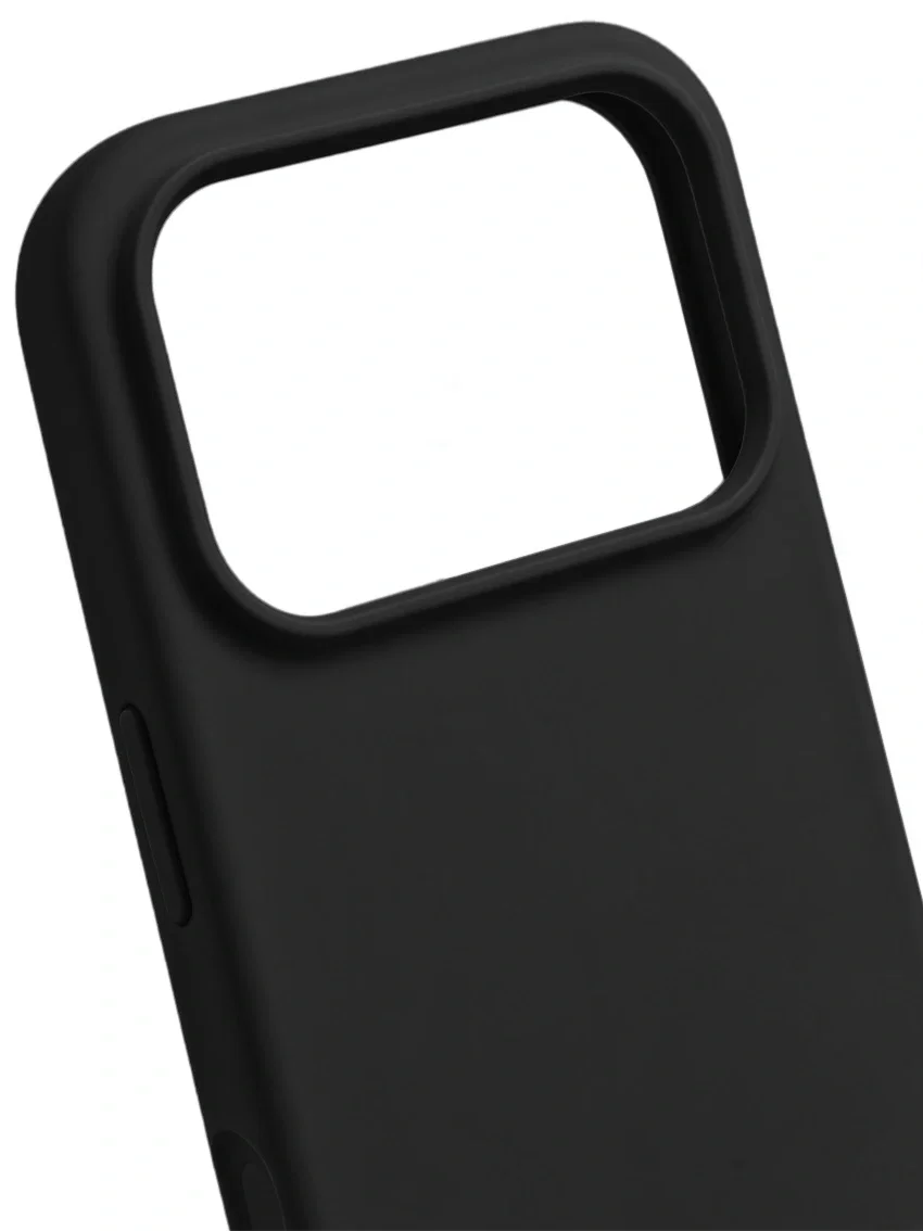 Чехол силиконовый для iPhone 17 Pro Max чёрный цвет - миниатюра 4