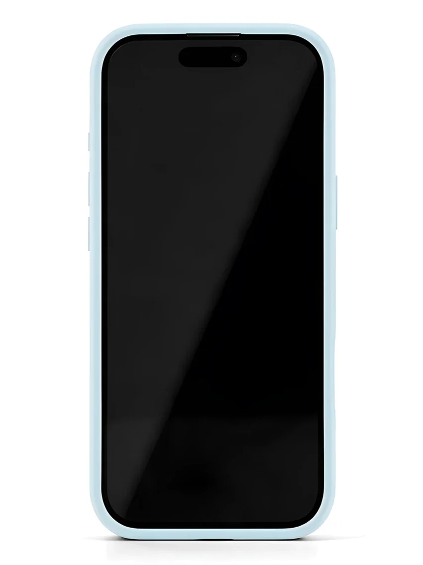 Чехол силиконовый для iPhone 17 Pro Max бледно-голубой цвет - миниатюра 3