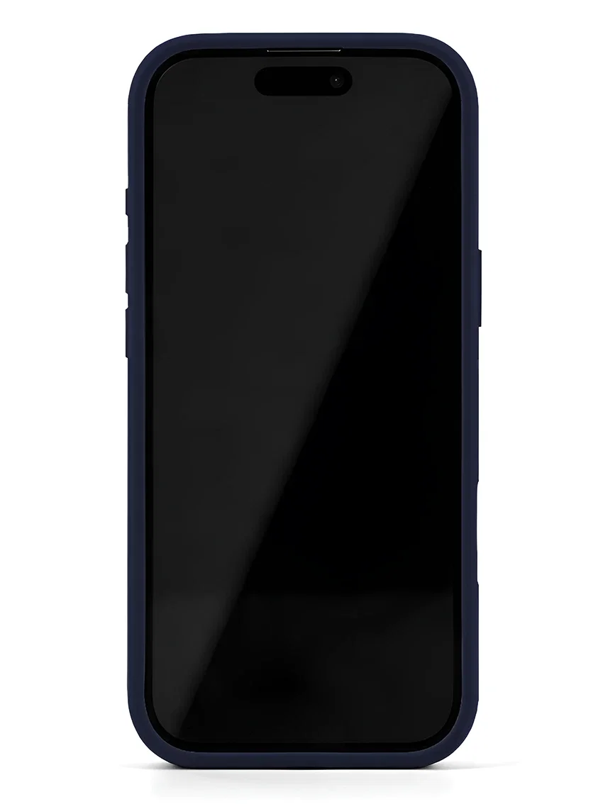 Чехол силиконовый для iPhone 17 Pro Max синий цвет - миниатюра 3