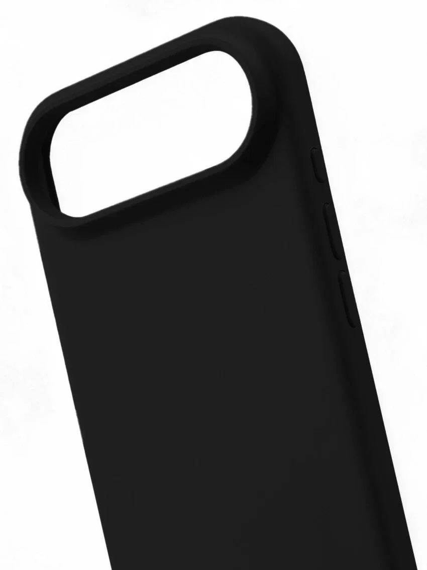 Чехол силиконовый для iPhone 17 Air чёрный цвет - миниатюра 4