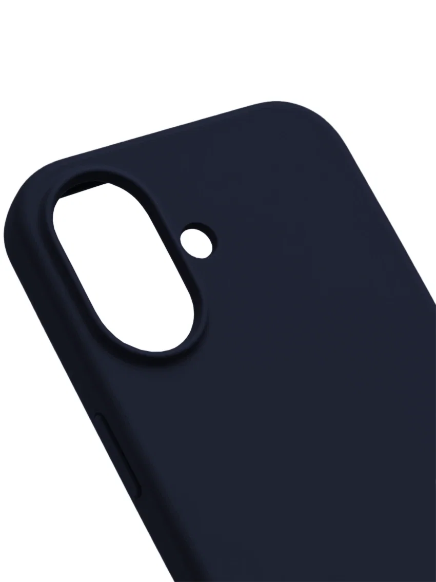 Чехол силиконовый для iPhone 17 синий цвет - миниатюра 4