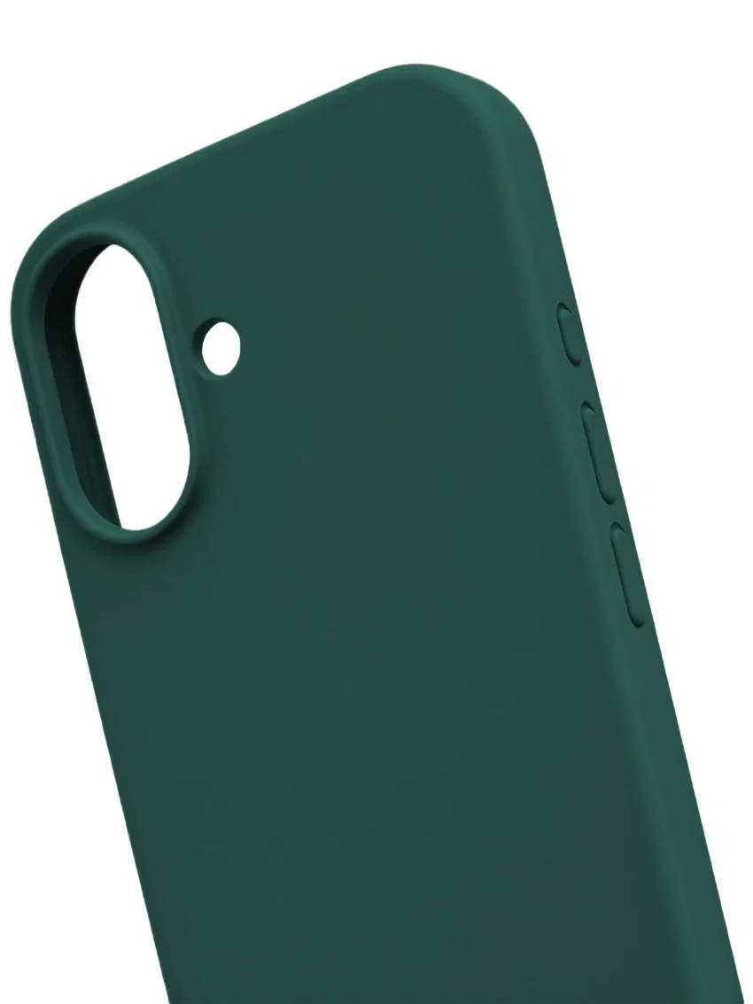 Чехол силиконовый для iPhone 17 зелёный цвет - миниатюра 3