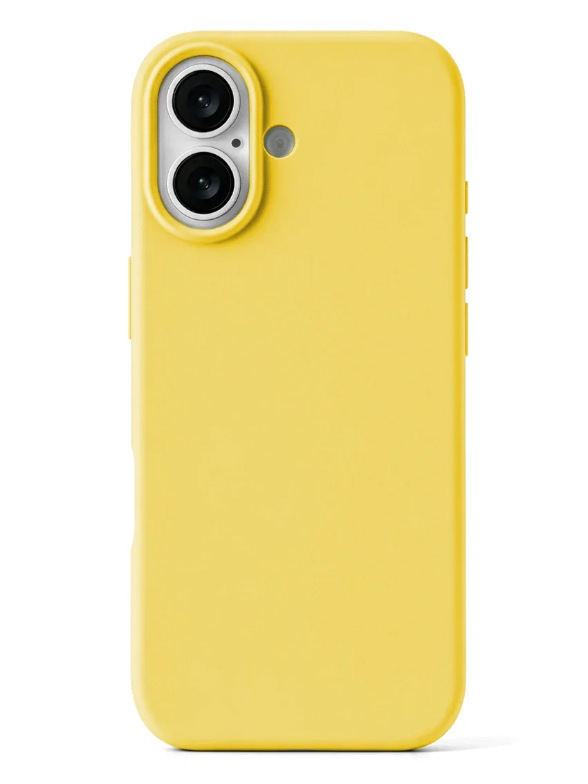 Чехол силиконовый для iPhone 17 жёлтый цвет - миниатюра 2