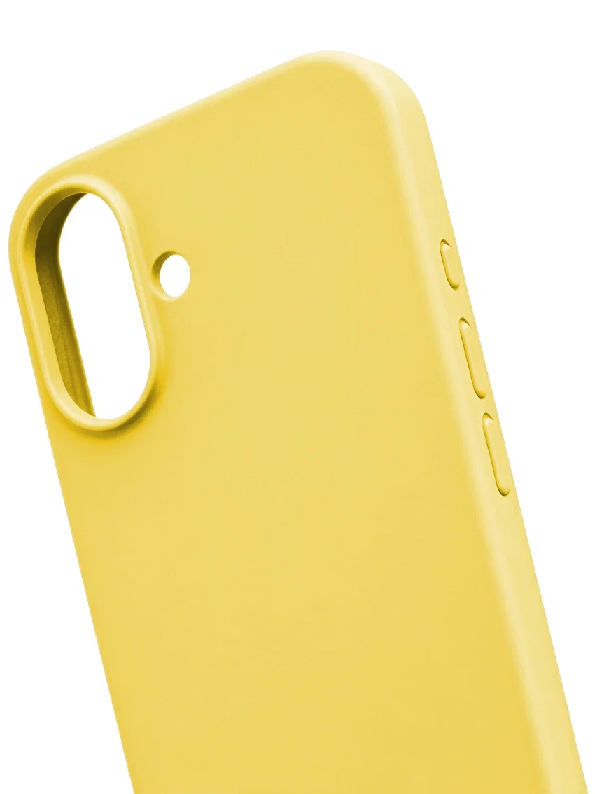 Чехол силиконовый для iPhone 17 жёлтый цвет - миниатюра 3
