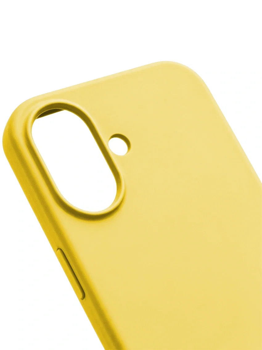 Чехол силиконовый для iPhone 17 жёлтый цвет - миниатюра 4