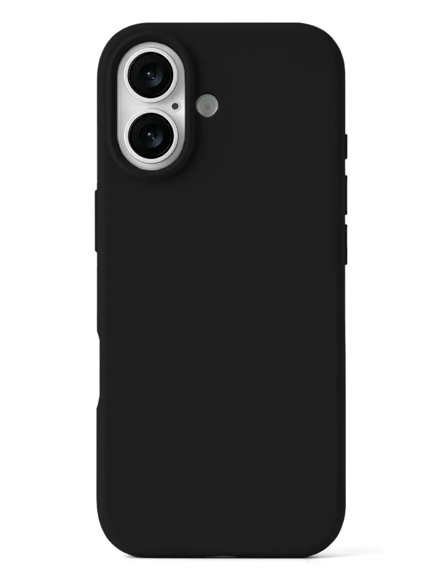 Чехол силиконовый для iPhone 17 чёрный цвет - миниатюра 2