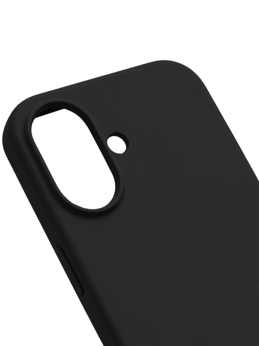 Чехол силиконовый для iPhone 17 чёрный цвет - миниатюра 4