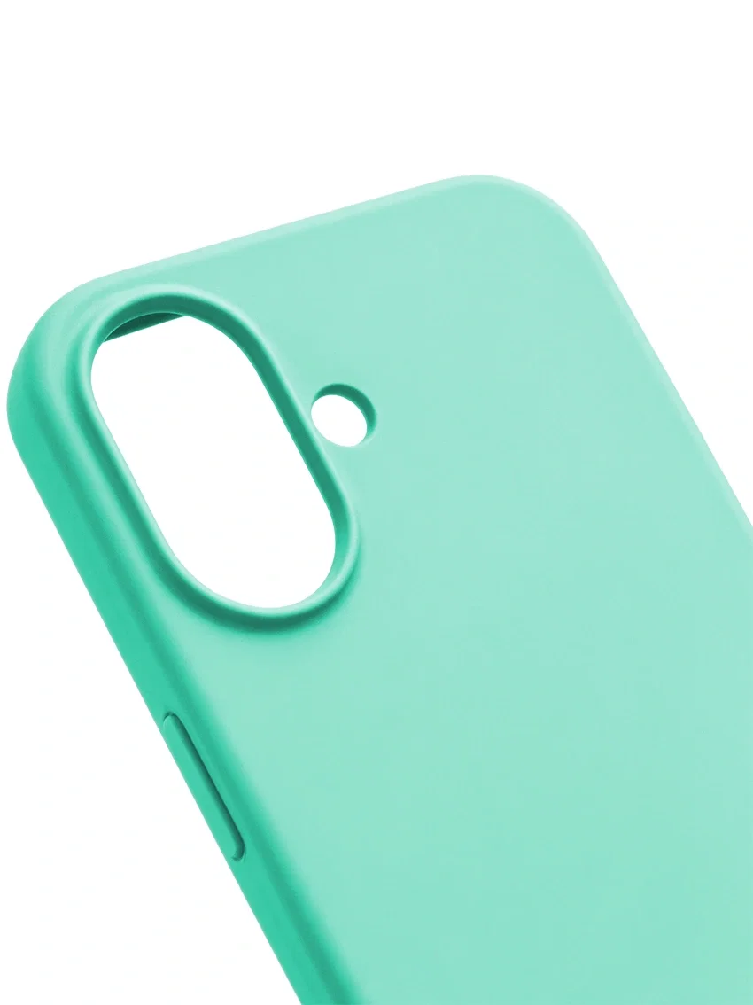 Чехол силиконовый для iPhone 17 цвет аквамарин - миниатюра 4