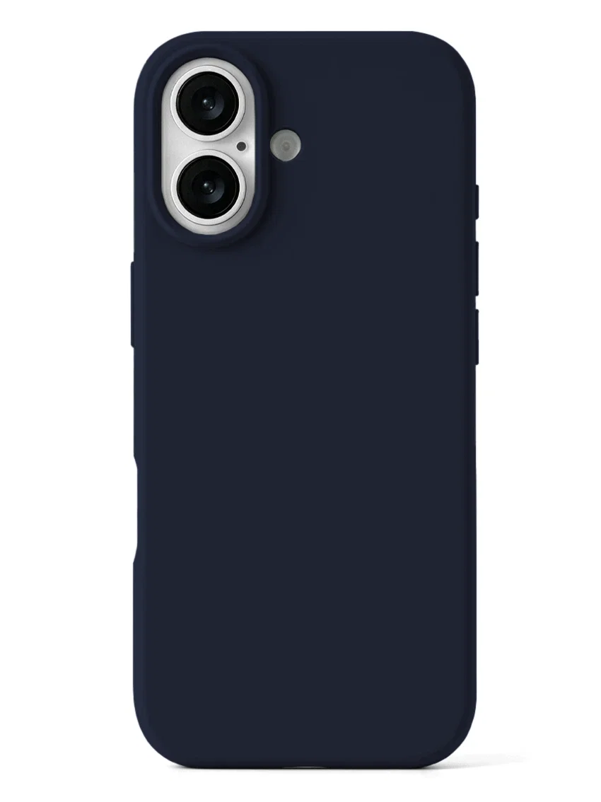 Чехол силиконовый для iPhone 17 синий цвет - миниатюра 2