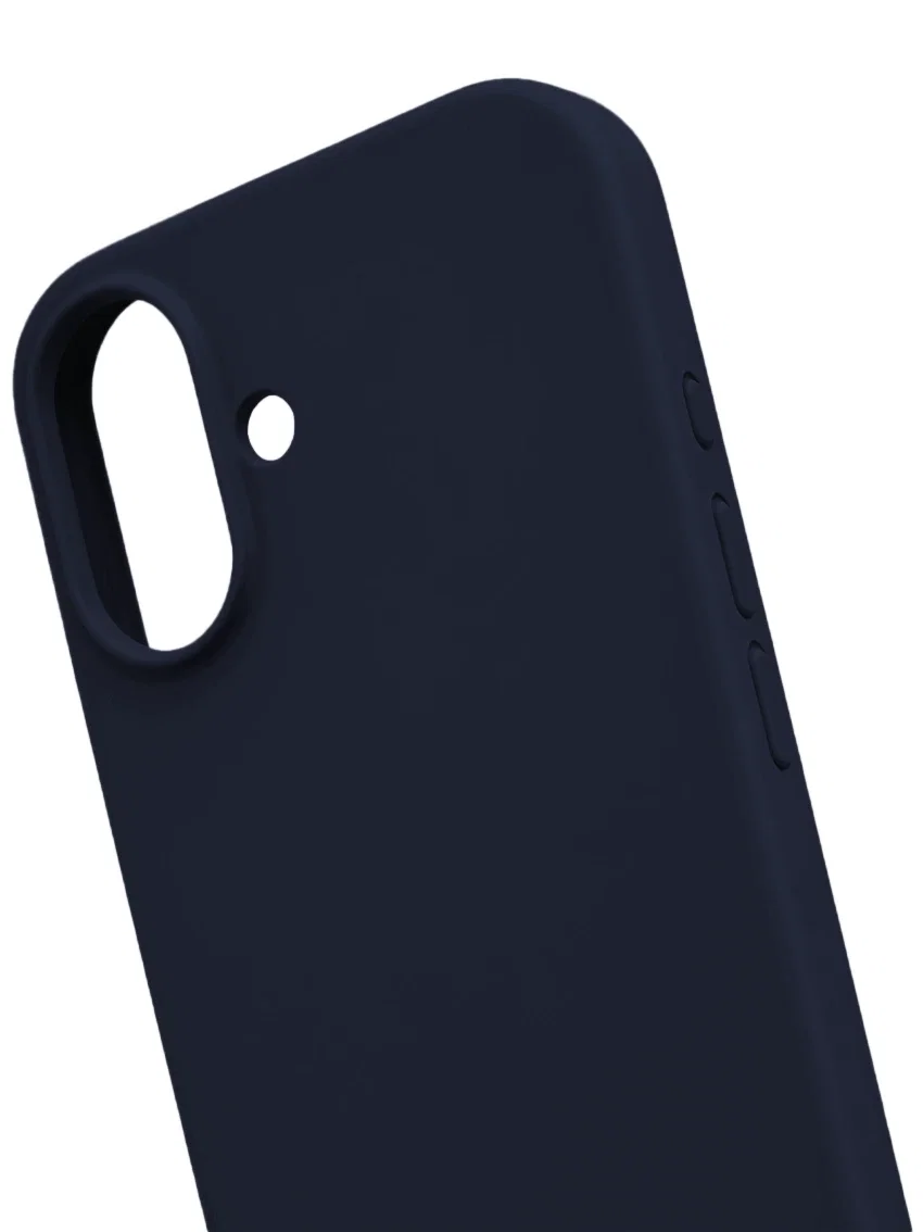 Чехол силиконовый для iPhone 17 синий цвет - миниатюра 3